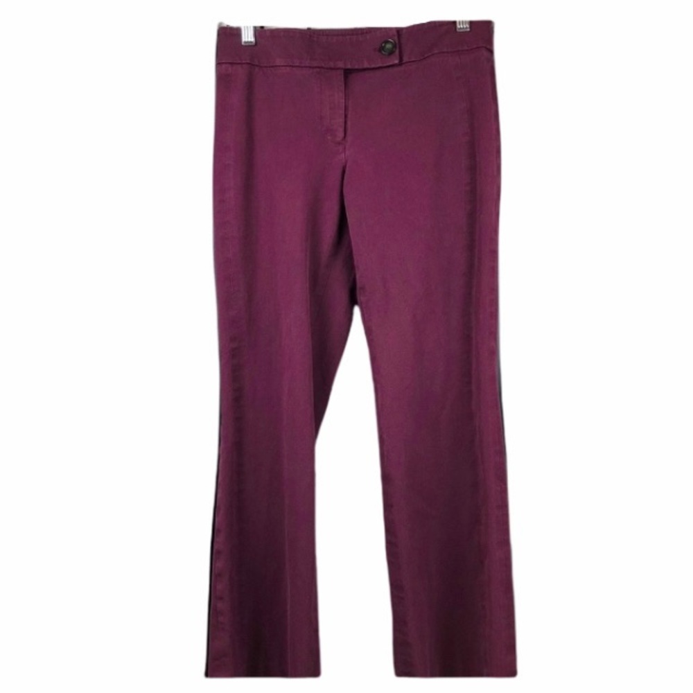 LOFT Julie Pants Burgundy / Maroon size 2